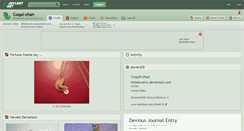 Desktop Screenshot of coqui-chan.deviantart.com