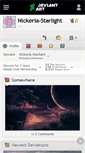 Mobile Screenshot of nickeria-starlight.deviantart.com