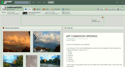 Desktop Screenshot of creativeartist94.deviantart.com