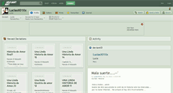 Desktop Screenshot of luciaxx01xx.deviantart.com