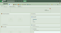 Desktop Screenshot of gogumba.deviantart.com