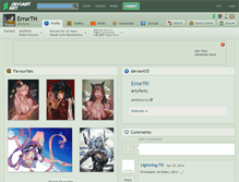 Tablet Screenshot of errorth.deviantart.com