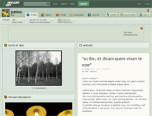 Tablet Screenshot of jubileo.deviantart.com