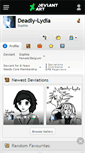 Mobile Screenshot of deadly-lydia.deviantart.com