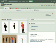 Tablet Screenshot of phantomtech.deviantart.com