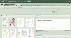 Desktop Screenshot of madaisgothiqua666.deviantart.com