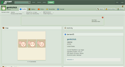 Desktop Screenshot of genkichick.deviantart.com