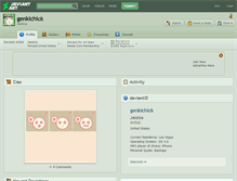 Tablet Screenshot of genkichick.deviantart.com