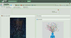 Desktop Screenshot of crazzhky.deviantart.com