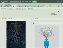 Tablet Screenshot of crazzhky.deviantart.com