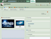 Tablet Screenshot of moonlitsailor.deviantart.com