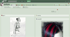 Desktop Screenshot of ameliarose.deviantart.com