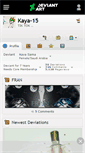 Mobile Screenshot of kaya-15.deviantart.com