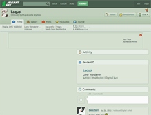 Tablet Screenshot of laquoi.deviantart.com