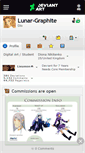 Mobile Screenshot of lunar-graphite.deviantart.com