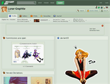 Tablet Screenshot of lunar-graphite.deviantart.com