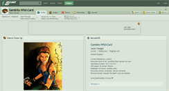 Desktop Screenshot of gambits-wild-card.deviantart.com