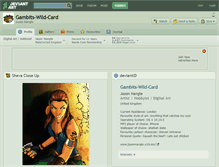 Tablet Screenshot of gambits-wild-card.deviantart.com