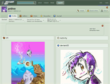 Tablet Screenshot of anthre.deviantart.com