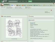 Tablet Screenshot of kamiya16.deviantart.com