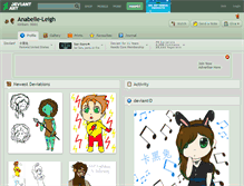 Tablet Screenshot of anabelle-leigh.deviantart.com