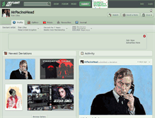 Tablet Screenshot of mrpacinohead.deviantart.com
