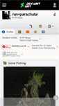 Mobile Screenshot of newparachute.deviantart.com
