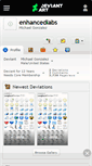 Mobile Screenshot of enhancedlabs.deviantart.com