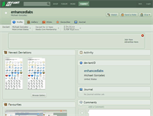 Tablet Screenshot of enhancedlabs.deviantart.com