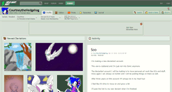 Desktop Screenshot of courtneythehedgehog.deviantart.com