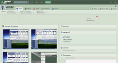 Desktop Screenshot of grrinder.deviantart.com