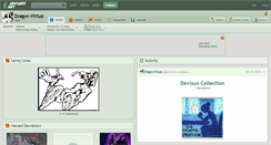 Desktop Screenshot of dragon-virtue.deviantart.com