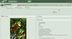 Desktop Screenshot of graywolf490.deviantart.com