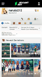 Mobile Screenshot of naruto212.deviantart.com