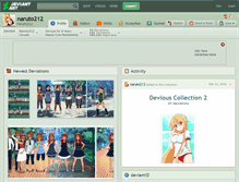 Tablet Screenshot of naruto212.deviantart.com
