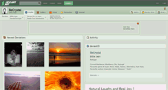 Desktop Screenshot of becrystal.deviantart.com