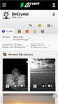 Mobile Screenshot of becrystal.deviantart.com