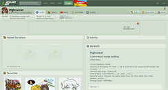 Desktop Screenshot of highrunner.deviantart.com