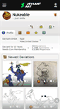 Mobile Screenshot of nukeable.deviantart.com