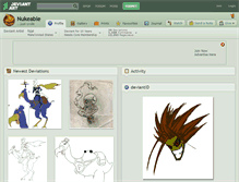 Tablet Screenshot of nukeable.deviantart.com