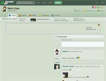 Tablet Screenshot of nicci-chan.deviantart.com