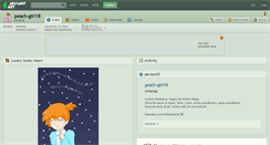 Desktop Screenshot of peach-girl18.deviantart.com