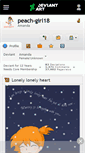 Mobile Screenshot of peach-girl18.deviantart.com