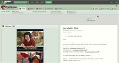 Desktop Screenshot of fuzzlespup.deviantart.com