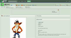 Desktop Screenshot of luigi-luver.deviantart.com