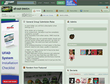 Tablet Screenshot of all-out-tmnt.deviantart.com