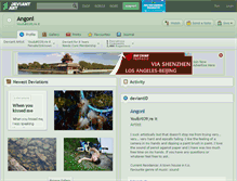 Tablet Screenshot of angoni.deviantart.com