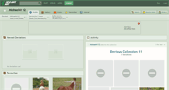 Desktop Screenshot of michael4112.deviantart.com