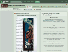 Tablet Screenshot of bram-stokers-dracula.deviantart.com