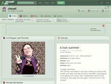 Tablet Screenshot of chenali.deviantart.com